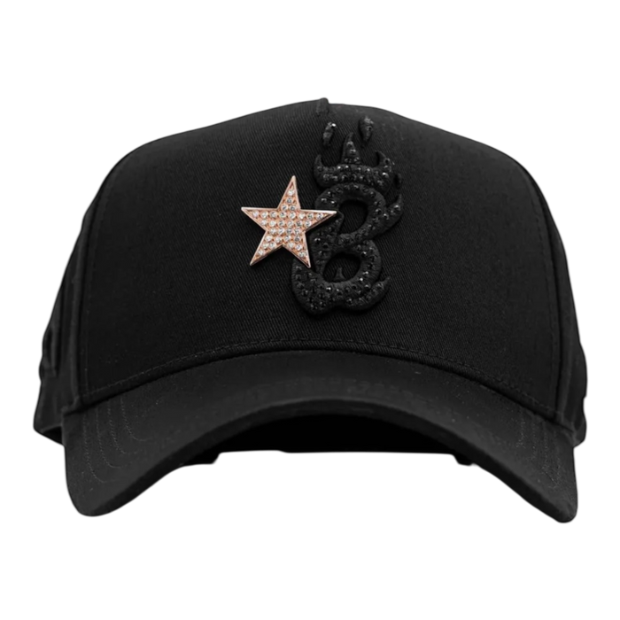BARBAS HATS “B STAR ROSE GOLD”