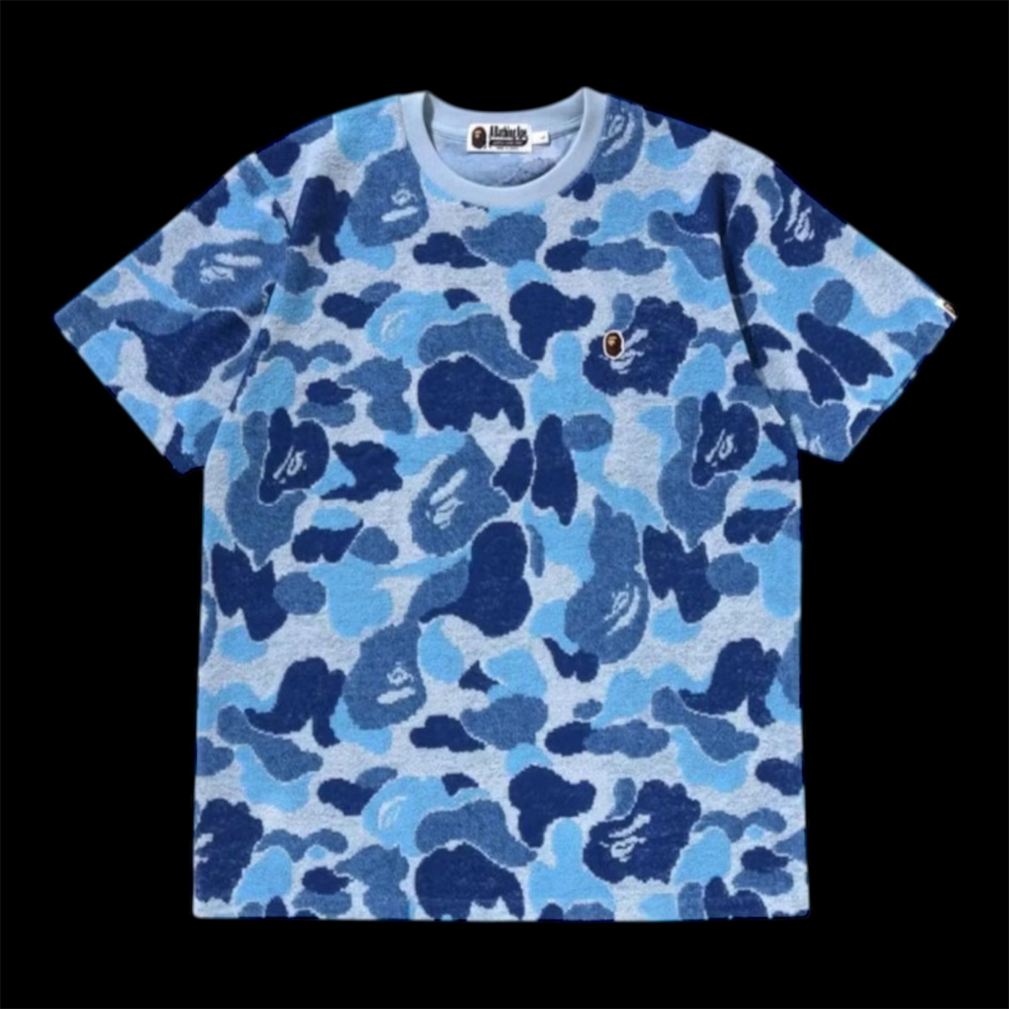 BAPE ABC Camo pile jacquard one Point Tee
