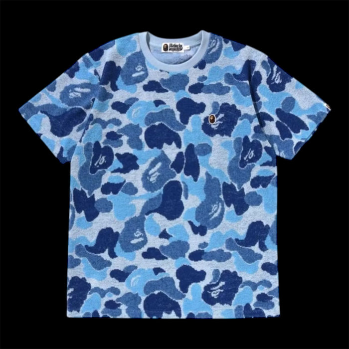BAPE ABC Camo pile jacquard one Point Tee